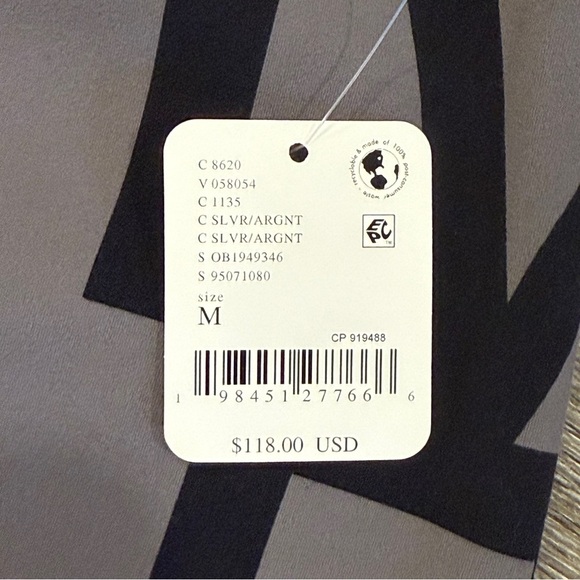 Free Movement Women’s Gray and Black Leggings Never Better Logo Leggings - Picture 3 of 5